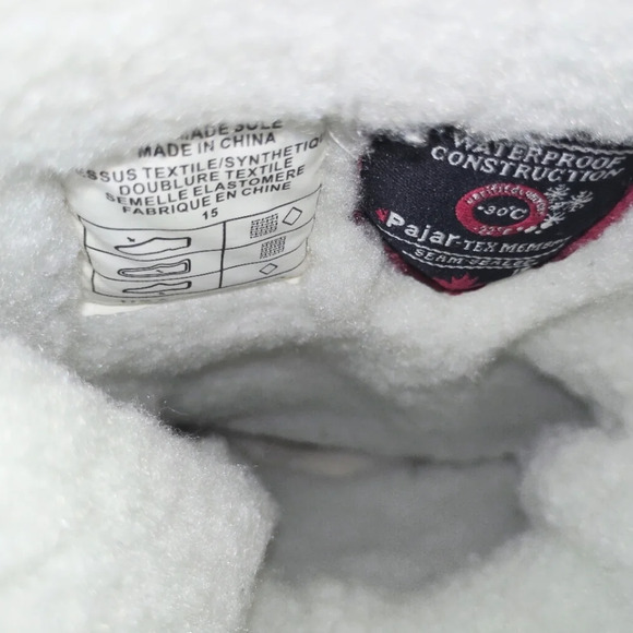 Pajar Canada Waterproof Winter Boots Green Brown Lined 7 - 7.5 38 Euro Grip Boot - Picture 11 of 13